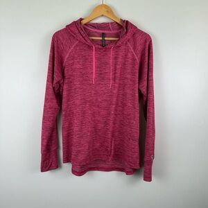 Kuhl Aspira Heathered Long Sleeve Hoodie Size XL Women's Pink Berry